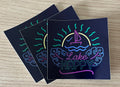 Lake Happy "Neon Fun" Logo Design Sticker