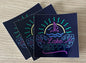 Lake Happy "Neon Fun" Logo Design Sticker
