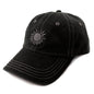 Lake Happy Cap Black Embroidered Logo