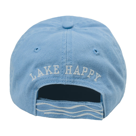 Lake Happy Youth Cap Carolina Blue Embroidered Logo
