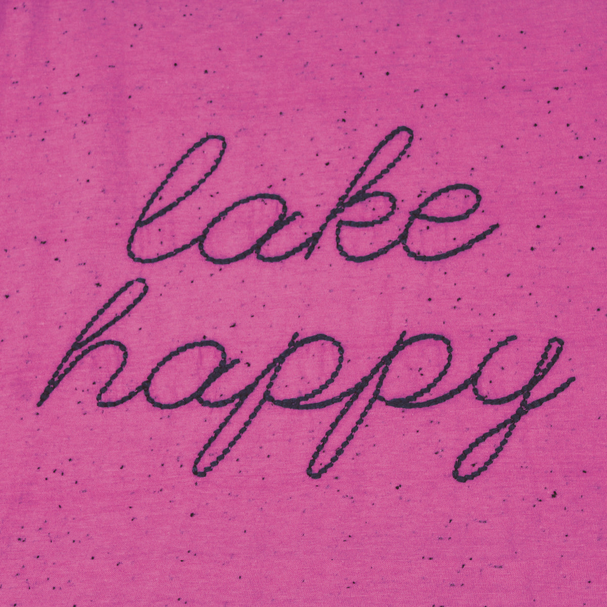 Lake Happy Classic Tank Top Very Berry Embroidered Script Logo