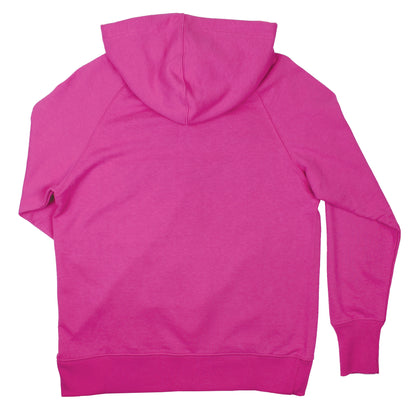 Lake Happy Hooded Sweatshirt Chenille Very Berry Embroidered