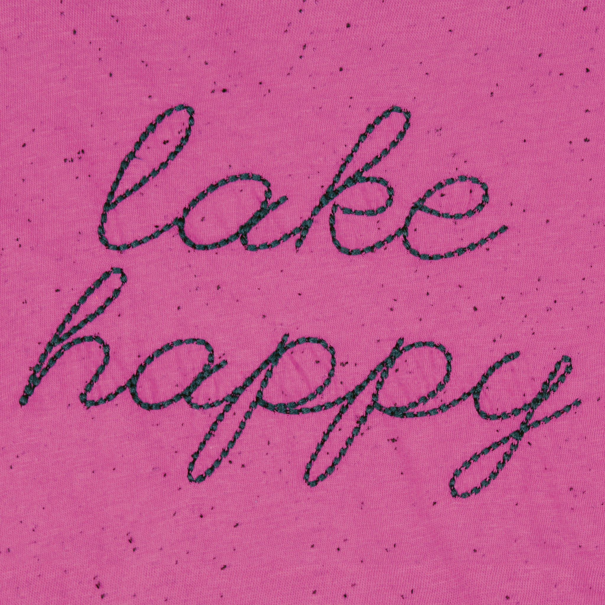 Lake Happy Youth Short Sleeve T-shirt Very Berry Script Logo Design